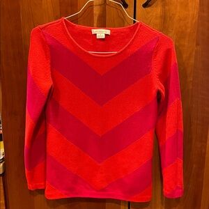 Liz Claiborne Chevron Sweater Size Small